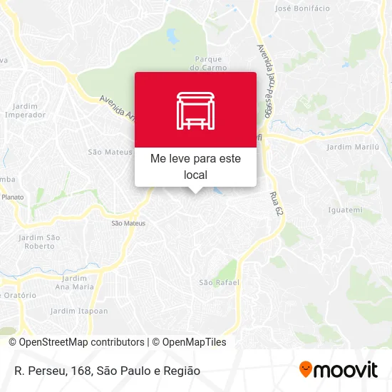 R. Perseu, 168 mapa