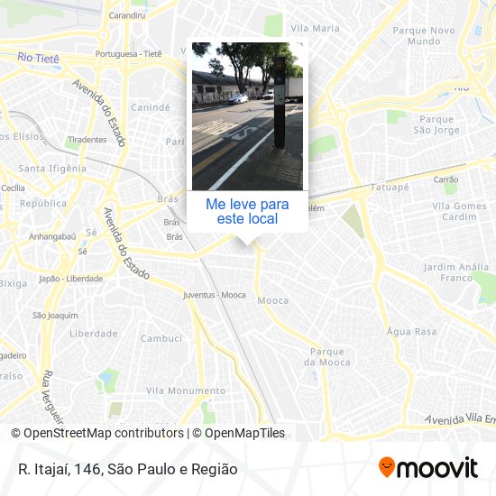 R. Itajaí, 146 mapa