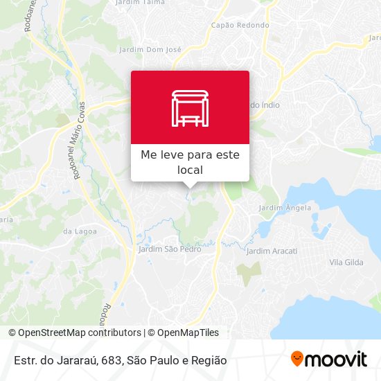 Estr. do Jararaú, 683 mapa