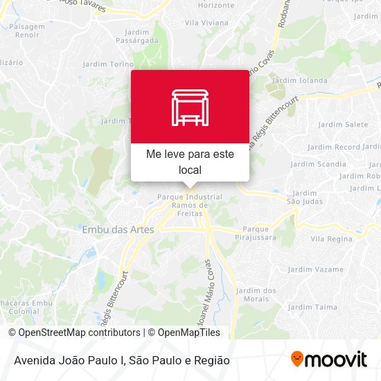 Avenida João Paulo I mapa