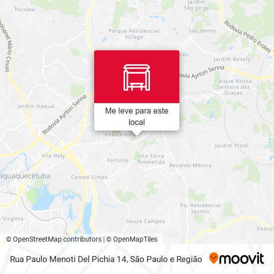 Rua Paulo Menoti Del Pichia 14 mapa