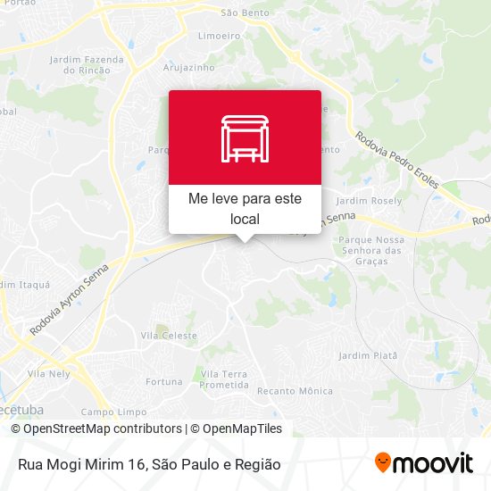 Rua Mogi Mirim 16 mapa