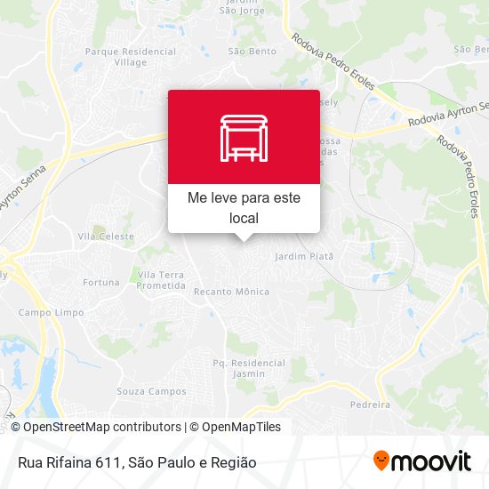 Rua Rifaina 611 mapa