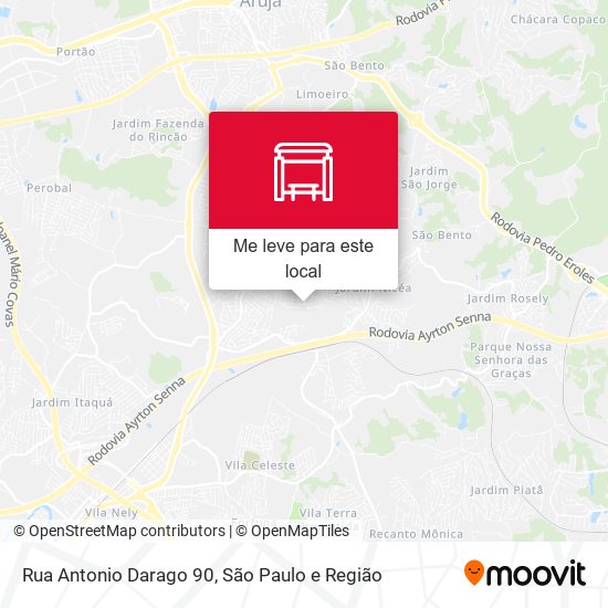 Rua Antonio Darago 90 mapa