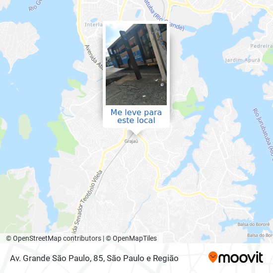 Av. Grande São Paulo, 85 mapa