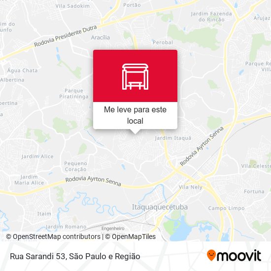 Rua Sarandi 53 mapa