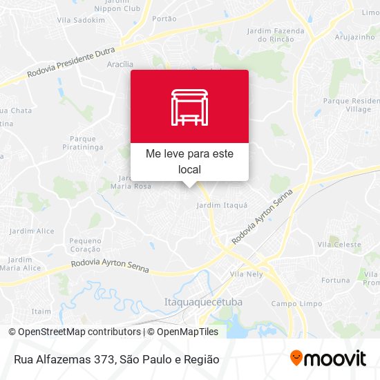 Rua Alfazemas 373 mapa
