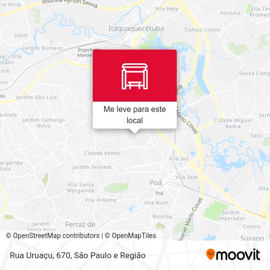 Rua Uruaçu, 670 mapa