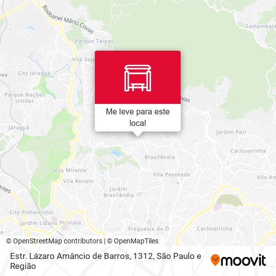 Estr. Lázaro Amâncio de Barros, 1312 mapa