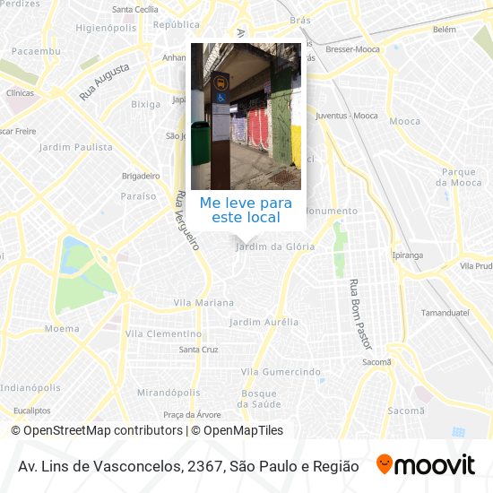 Av. Lins de Vasconcelos, 2367 mapa