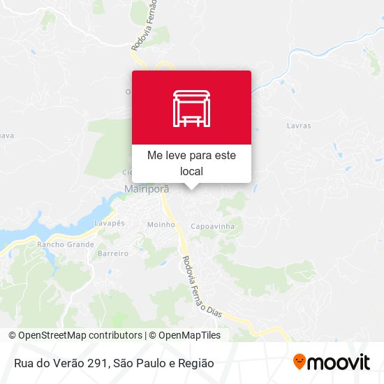 Rua do Verão 291 mapa