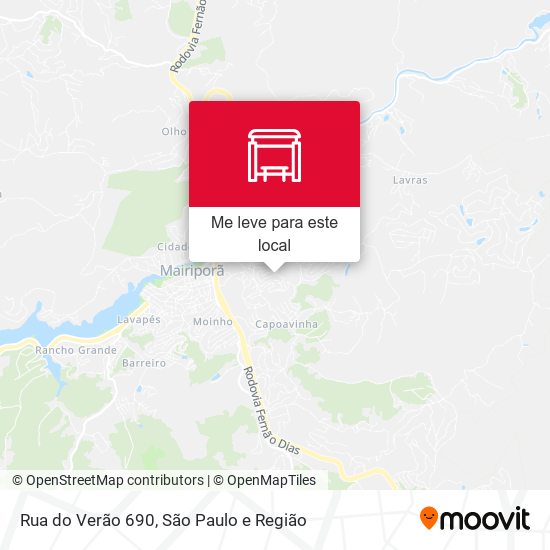 Rua do Verão 690 mapa