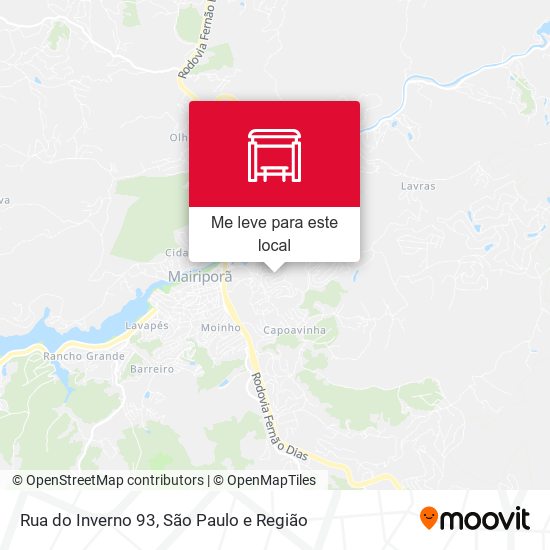 Rua do Inverno 93 mapa