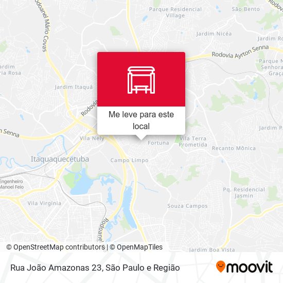 Rua João Amazonas 23 mapa