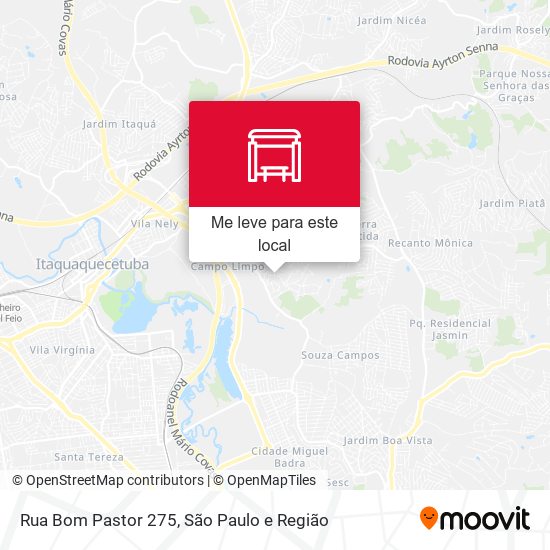 Rua Bom Pastor 275 mapa