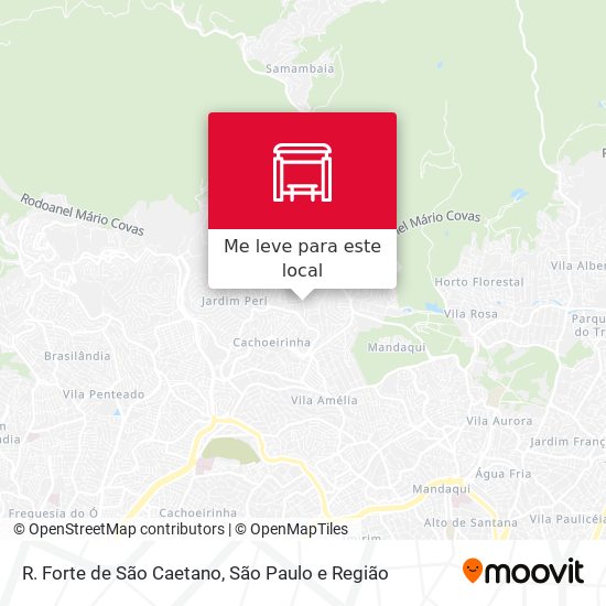 R. Forte de São Caetano mapa