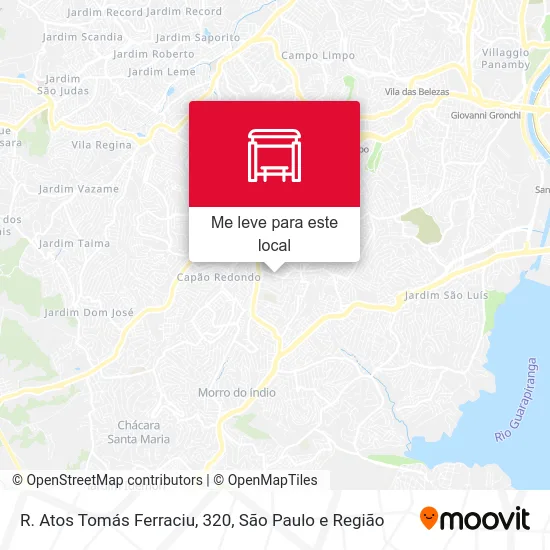 R. Atos Tomás Ferraciu, 320 mapa