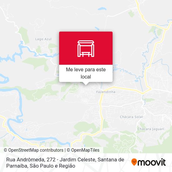 Rua Andrômeda, 272 - Jardim Celeste, Santana de Parnaíba mapa