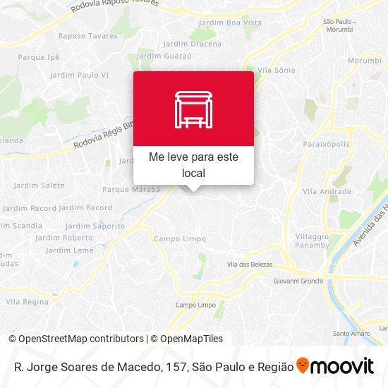 R. Jorge Soares de Macedo, 157 mapa