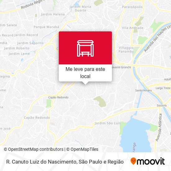 R. Canuto Luiz do Nascimento mapa
