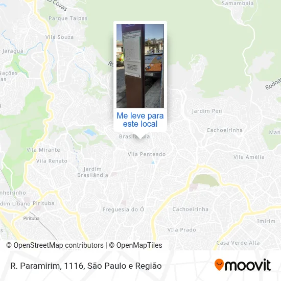 R. Paramirim, 1116 mapa