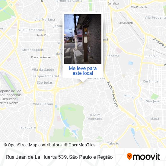 Rua Jean de La Huerta 539 mapa
