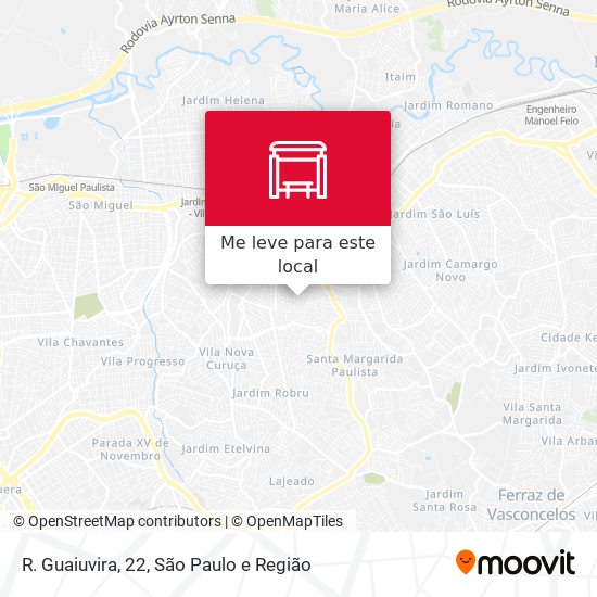 R. Guaiuvira, 22 mapa