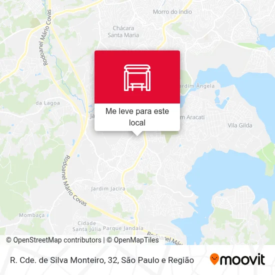 R. Cde. de Silva Monteiro, 32 mapa