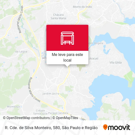 R. Cde. de Silva Monteiro, 580 mapa
