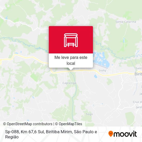 Sp-088, Km 67,6 Sul, Biritiba Mirim mapa