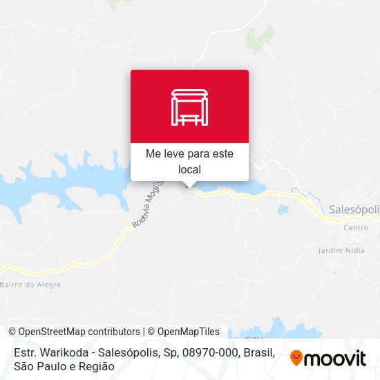 Estr. Warikoda - Salesópolis, Sp, 08970-000, Brasil mapa
