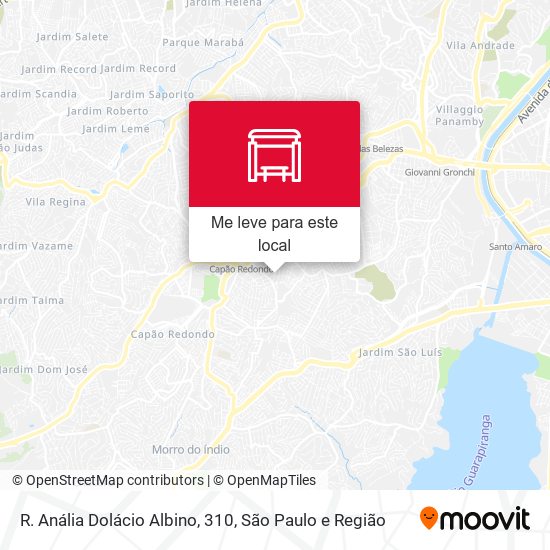 R. Anália Dolácio Albino, 310 mapa