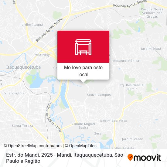 Estr. do Mandi, 2925 - Mandi, Itaquaquecetuba mapa