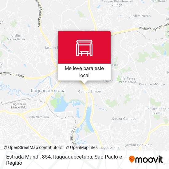 Estrada Mandi, 854, Itaquaquecetuba mapa