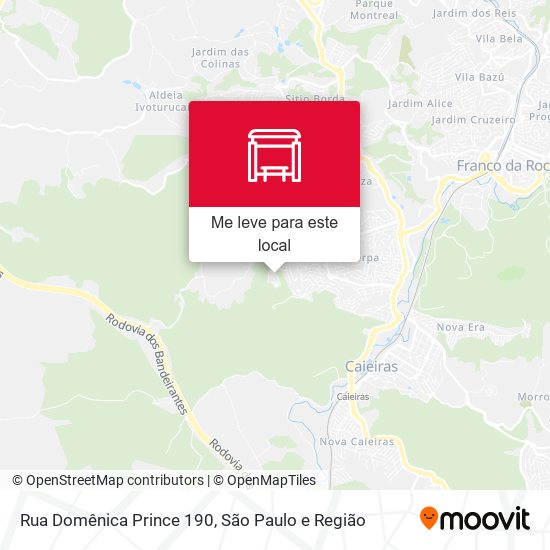 Rua Domênica Prince 190 mapa