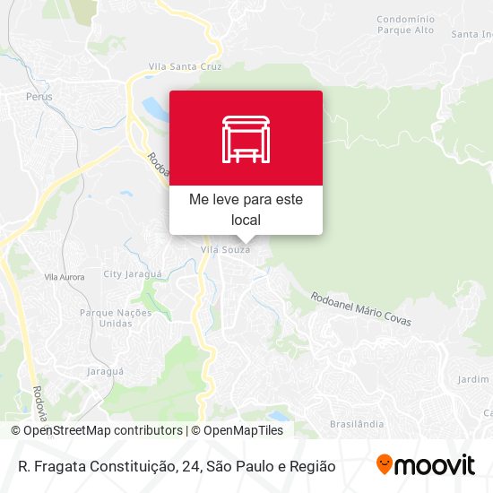 R. Fragata Constituição, 24 mapa