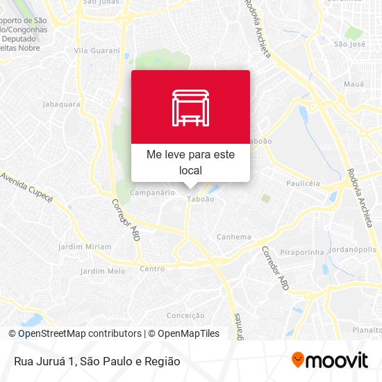 Rua Juruá 1 mapa