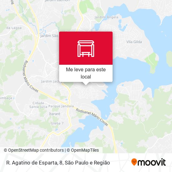 R. Agatino de Esparta, 8 mapa