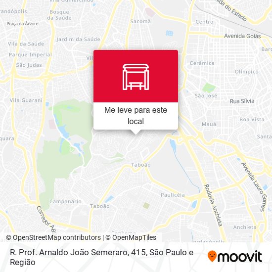 R. Prof. Arnaldo João Semeraro, 415 mapa
