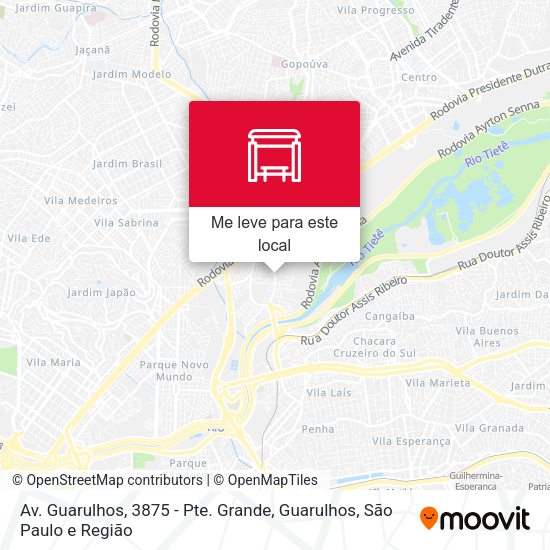 Av. Guarulhos, 3875 - Pte. Grande, Guarulhos mapa