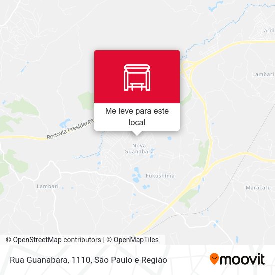 Rua Guanabara, 1110 mapa