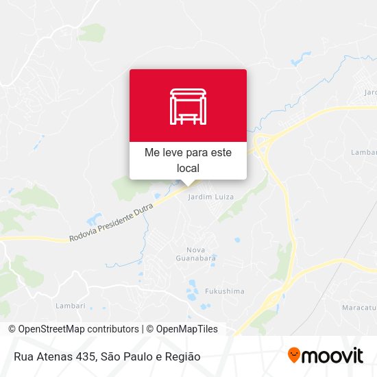 Rua Atenas 435 mapa