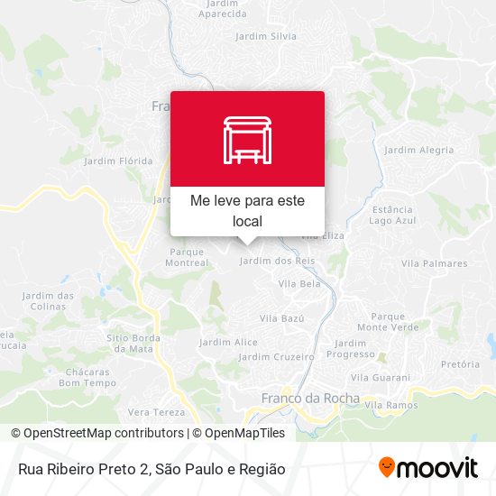 Rua Ribeiro Preto 2 mapa