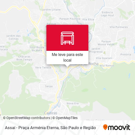 Assaí - Praça Arménia Eterna mapa