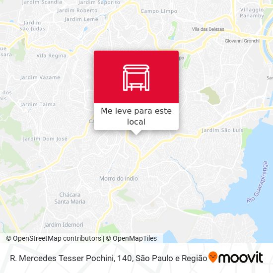 R. Mercedes Tesser Pochini, 140 mapa