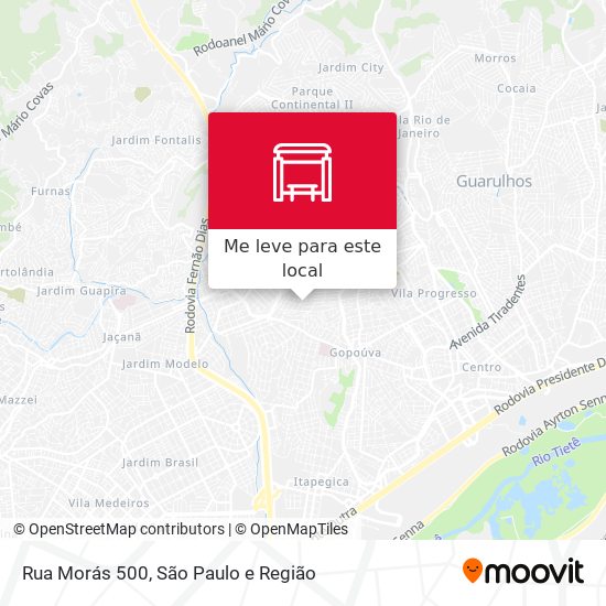 Rua Morás 500 mapa