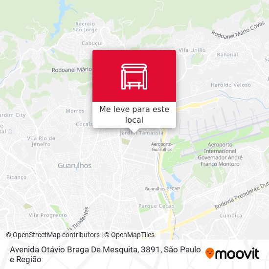 Avenida Otávio Braga De Mesquita, 3891 mapa