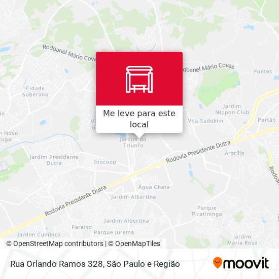 Rua Orlando Ramos 328 mapa