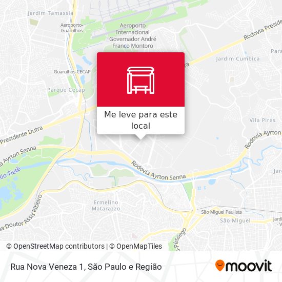 Rua Nova Veneza 1 mapa