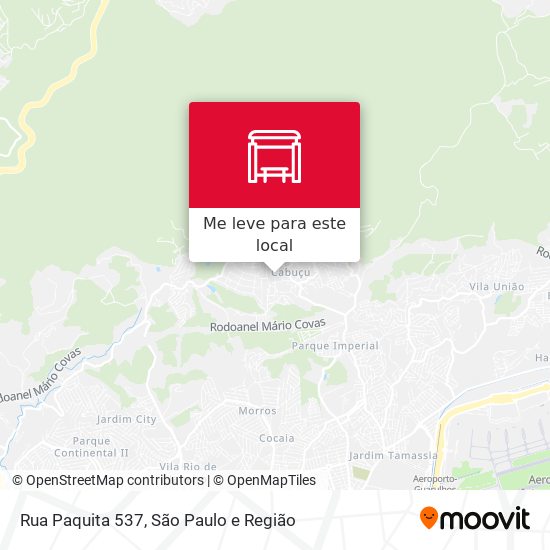 Rua Paquita 537 mapa